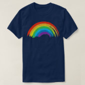 regenboogstraal Klassiek vervormd ontwerp T-shirt (Design voorkant)