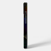 regenboogstraal op zwart Case-Mate iPhone case (Achterkant / Links)