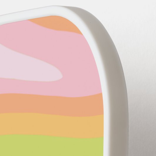 Regenboogstraal Pickleball Paddle (Links Detail)