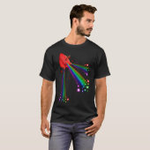 regenboogstraal t-shirt (Voorkant volledig)