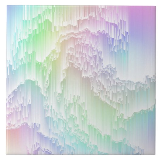 Regenboogstraal Tegeltje (Voorkant)