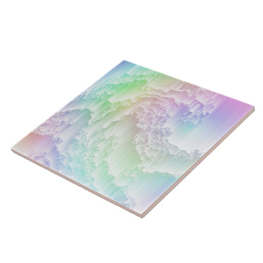 Regenboogstraal Tegeltje (Zijkant)