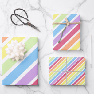 Regenboogstraal voor pasta's inpakpapier vel