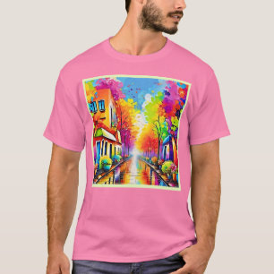 Regenboogstraat: Vivid Town T-shirt