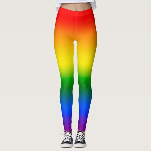 Regenboogstralen Leggings (Voorkant)