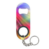 Regenboogstralen Sleutelhanger Flessenopener (Achterkant)
