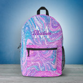 Regenboogstralen voor de eenhoorn bedrukte rugzak