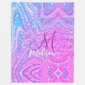 Regenboogstralen voor de eenhoorn fleece deken (Voorkant)