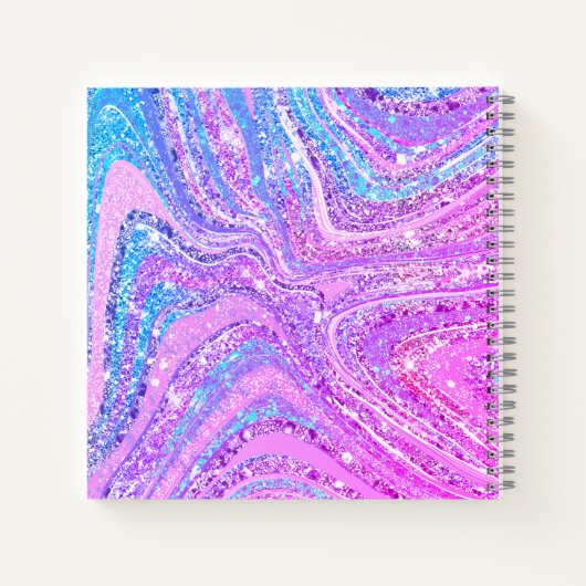 Regenboogstralen voor de eenhoorn notitieboek (Achterkant)