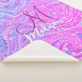 Regenboogstralen voor de eenhoorn sherpa deken (3/4)