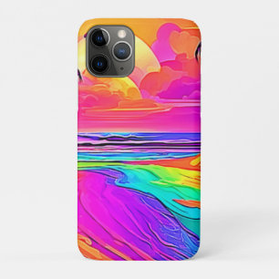 Regenboogstrand: Cartoon Fun Case-Mate iPhone Case