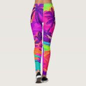 Regenboogstrand: Cartoon Fun Leggings (Achterkant)