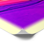 Regenboogstrand: Cartoon Fun Poster (Hoek)