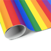 Regenboogstreep Cadeaupapier (Rol Hoek)