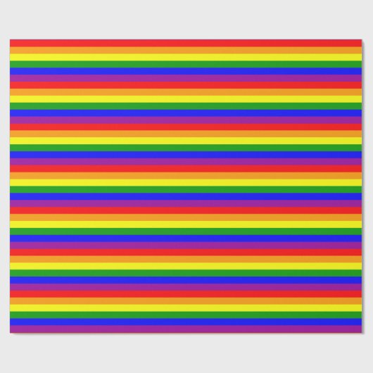 Regenboogstreep Cadeaupapier (Vlak)