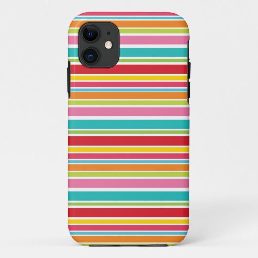 Regenboogstreep Case-Mate iPhone Case (Achterkant)