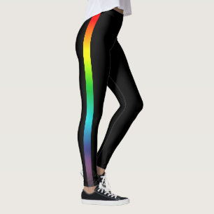 Regenboogstreep Leggings