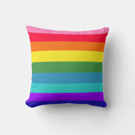Regenboogstrepen American MoJo Pillow Kussen