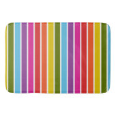 Regenboogstrepen Badmat (Voorkant)