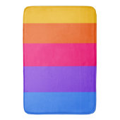 Regenboogstrepen Badmat (Voorkant Verticaal)