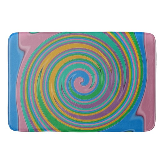 Regenboogstrepen Badmat (Voorkant)