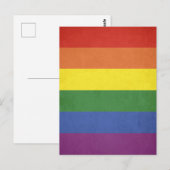Regenboogstrepen Briefkaart (Voorkant / Achterkant)