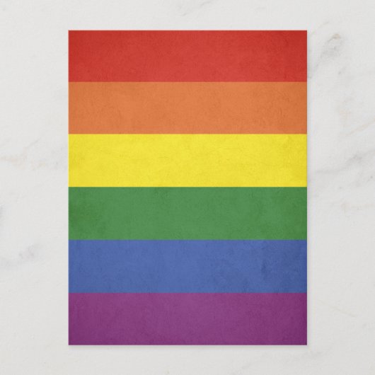 Regenboogstrepen Briefkaart (Voorkant)