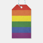 Regenboogstrepen Cadeaulabel (Achterkant)