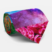 regenboogstrepen - collage stropdas (Opgerold)