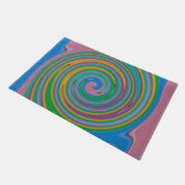 Regenboogstrepen Deurmat (Schuin)