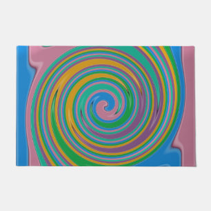Regenboogstrepen Deurmat