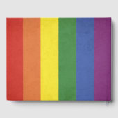 Regenboogstrepen Gastenboek (Achterkant)
