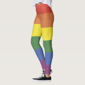 Regenboogstrepen Leggings (Links)