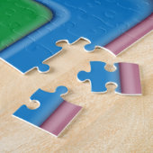 Regenboogstrepen Legpuzzel (Zijkant)