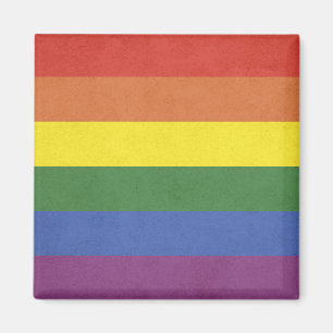 Regenboogstrepen Magneet