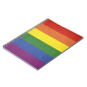 Regenboogstrepen Notitieboek (Linkerzijde)