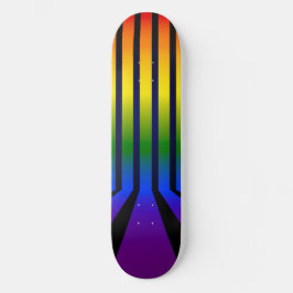 Regenboogstrepen Persoonlijk Skateboard