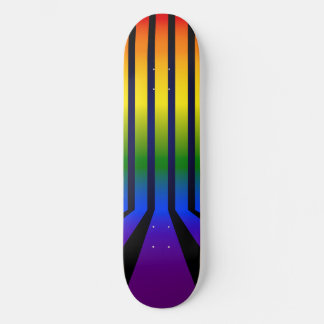 Regenboogstrepen Persoonlijk Skateboard