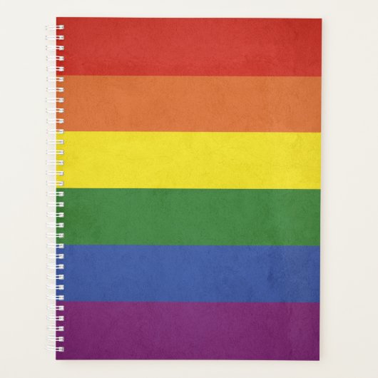 Regenboogstrepen Planner (Voorkant)