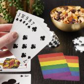 Regenboogstrepen Pokerkaarten (Insitu)