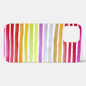 Regenboogstrepen schattige waterverf Case-Mate iPhone case (Achterkant (horizontaal))
