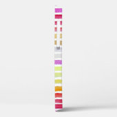 Regenboogstrepen schattige waterverf Case-Mate iPhone case (Achterkant / Links)