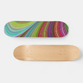 regenboogstrepen skateboard (Horizontaal)