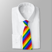 Regenboogstrepen Stropdas (Gebonden)