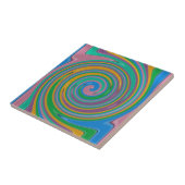 Regenboogstrepen Tegeltje (Zijkant)