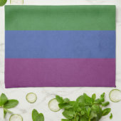 Regenboogstrepen Theedoek (Gevouwen)
