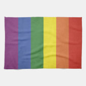 Regenboogstrepen Theedoek (Horizontaal)