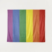 Regenboogstrepen Wandkleed (Voorkant (horizontaal))