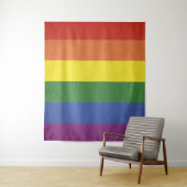 Regenboogstrepen Wandkleed (In situ)