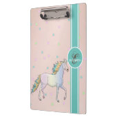 Regenboogstrijder, kleurrijke sterren, monogram klembord (Links)